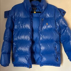 Polo by Ralph Lauren Kids Vibrant Blue Puffer Coat